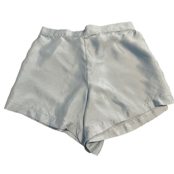 Athleta Calm Cool Shorts BLUE Silky Lightweight. 5” Inseam SZ Medium - Picture 1 of 5